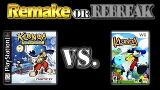 ROR Klonoa Door to Phantomile PS1 Vs Wii [upl. by Rexanne]