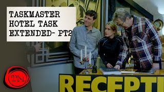 Taskmaster Hotel  Extended Task Julian Lucy and Sam  Series 16 [upl. by Hernando218]