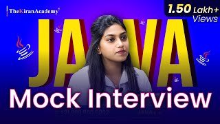 Java Mock Interview  Fresher CODING Round  OOP Concept  Core Java Interview [upl. by Ivz114]