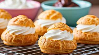 Como Hacer Profiteroles Paso a Paso [upl. by Range]