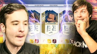 YES A NEW ICON JOINS THE SQUAD  FIFA 18 ULTIMATE TEAM PACK OPENING [upl. by Sordnaxela]