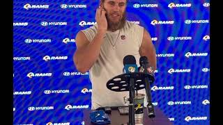 Cooper Kupp press conference 11824 [upl. by Dlabihcra]