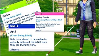 BLINDNESS IN THE SIMS 4 🕶️👨‍🦯 [upl. by Gamin87]