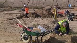 Appoigny  des milliers de vestiges ont été mis au jour en bordure dautoroute [upl. by Jak]