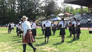 Northwest Junior  Grade 4 Medley  2024 Portland Highland Games [upl. by Yddur]