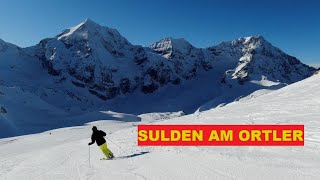 Legendäre Schöntauf Talabfahrt Sulden am Ortler Dezember 2019 MadritschVinschgau Südtirol [upl. by Euqinay]