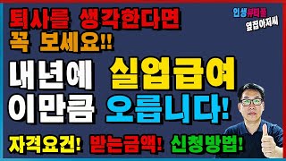 퇴사를 생각한다면 꼭 보세요 2023년 실업급여 이 만큼 오릅니다 [upl. by Maleen]