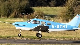 Elstree Aerodrome north London planespotting landing takeoff pilottraining elstree aviation [upl. by Rohpotsirhc]