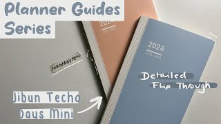 Kokuyo Jibun Techo Days Mini  Detailed Planner Flip Through  Planner Guides Series [upl. by Twitt]