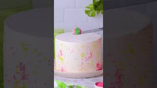 Heat up your icing spatula to achieve a sideways piping cake look [upl. by Akire676]