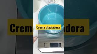 cómo hacer crema alaciadora permanente [upl. by Acinnad]