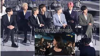 BANGTWICE BTS reaction to TWICE interview at TMA quotThe Fact Music Awardquot 190424 💙💜 [upl. by Elleiand]