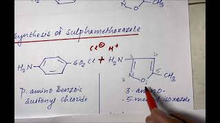 Sulphamethoxazole Synthesis  Medicinal ChemistryIIIDrGajananBhagwat [upl. by Abdella]