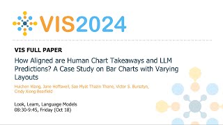 How Aligned are Human Chart Takeaways and LLM Predictions A Case Study on Bar Charts with Varying [upl. by Notsae577]