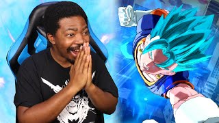 VEGITO BLUE COMES THROUGH TO DESTROY FUSED ZAMASU Dragon Ball Legends Gameplay [upl. by Edlin]