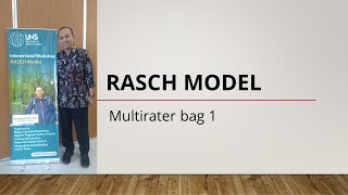 6 RASCH Model Multirater bagian 1 [upl. by Louisa982]