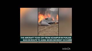 IAF plane crash in Agra [upl. by Colier59]