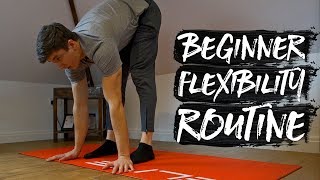 15 Minute Beginner Stretch Flexibility Routine FOLLOW ALONG [upl. by Colombi758]