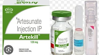 Artesunate injection 120 mg Use in Hindi [upl. by Beryl]