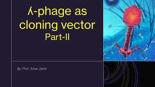 Lamda pahge as cloning vector part II Rec [upl. by Anniroc]