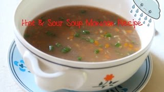 Restaurant Style Hot amp Sour Soup Recipe I Vidyascooking [upl. by Sandon951]