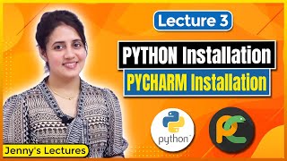 Download and Install Python 3106 and Pycharm  Python Tutorials for Beginners lec3 [upl. by Aratahs]