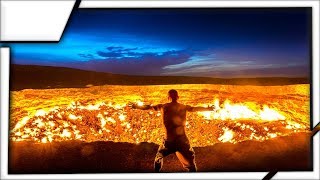 The most dangerous place in the world  The Door to Hell in Derweze Turkmenistan [upl. by Christean403]