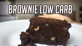 BROWNIE LOW CARB  RECEITA CETOGÊNICA DE BROWNIE  Senhor Tanquinho [upl. by Gilbertine]