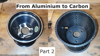 How to make a Carbon Fiber Rim Part 2  Laying the Prepreg [upl. by Alesig]