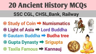 Ancient History  Top 20 Most Important MCQs  Ancient History Gk MCQs  Marathon Ancient History [upl. by Nitsuj]