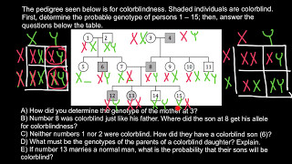 How to analyze and solve pedigree problems fast and easy 3 [upl. by Garrott]