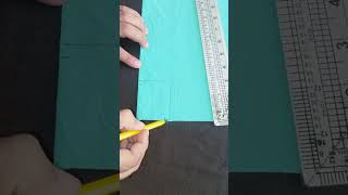 Cutting Hala with measuring scale  LabbaikSewingTailors Cuttingtips cutting [upl. by Ilyah604]