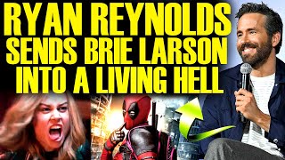 RYAN REYNOLDS JUST FIRED BRIE LARSON AFTER DEADPOOL 3 DISASTER As Marvel Gets Desperate [upl. by Donnelly472]