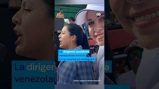 Opositora venezolana transmite cómo la detienen en vivo [upl. by Ymor]