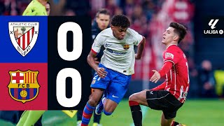 ATHLETIC CLUB 0 vs 0 FC BARCELONA  LALIGA 202324 MD27 [upl. by Yahsel]