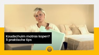 Koudschuim matras kopen 5 praktische tips [upl. by Ardell]