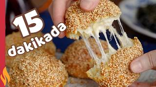 Simit Poğaça Tarifi 😋 Airfryerda 15 Dakikada Hazır ✅ [upl. by Arette349]