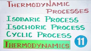 TD8IsobaricIsochoricCyclic ProcessesThermodynamicsExplanation in TamilTN 11th Std [upl. by Kreis]