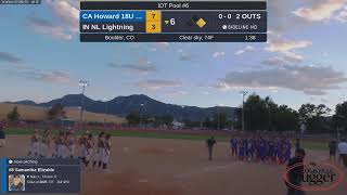 CA Howard 18U Gold  IN NL Lightning 20240705 [upl. by Htebasyle]