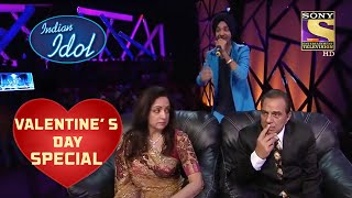 Dharmendra और Hema जी के लिए एक Special Dedicated Performance Indian Idol  Valentines Day Special [upl. by Analart]