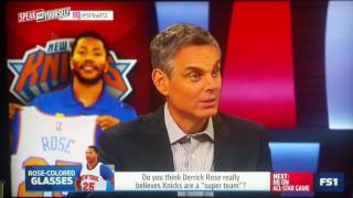 Speak for Yourself  Rose says the Knicks are a Super Team [upl. by Enattirb]