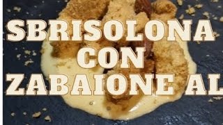 sbrisolona con zabaione al marsala [upl. by Neeloc209]