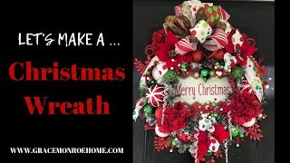 How to Decorate a Christmas Wreath [upl. by Downall518]