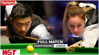 Tian Pengfei vs Reanne Evans Full Match Highlights  Championship League Snooker 2024 [upl. by Ainez]