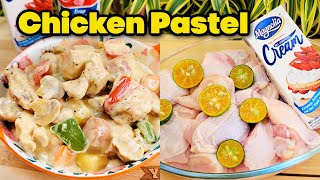 Creamy Chicken Pastel Filipinostyle  Paano magluto ng Special and Creamy Chicken Pastel [upl. by Bram]