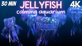 Autism Sleep Music Calming Diamond Jellyfish Aquarium Soothing Sleep Remedy [upl. by Sitof]