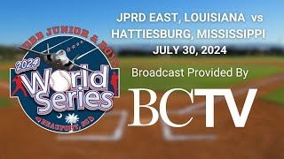 DBB World Series Juniors on Field 2  JPRD LA vs Hattiesburg MS [upl. by Nilknarf]