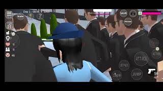 Police rushed Yakuza Office enemies 🤯Sakura School Simulatorsakura [upl. by Disario987]