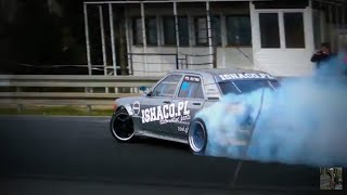 Drift Mercedes 190 V8 55 550KM730Nm AMG Kajetan Rutyna NETKAM [upl. by Neona750]