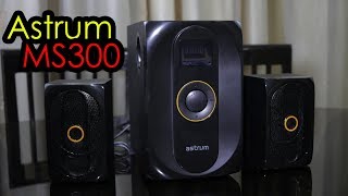 Astrum MS300 review  21CH 40W Multimedia Speaker with BT USB SDFM Radio connectivity options [upl. by Sig]